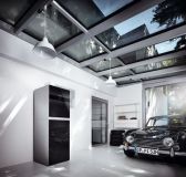 Heizungsanlage in einer Garage