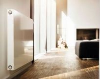 Heizkörper an der Wand 